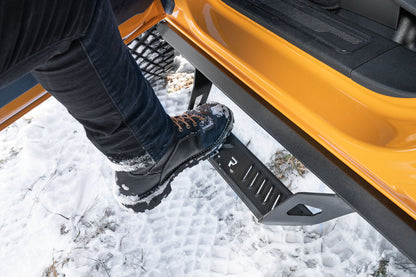 Predator Pro Full Length (2 Steps per Side) 2021-2025 Ford Bronco 4-Dr Textured Black NFab-5