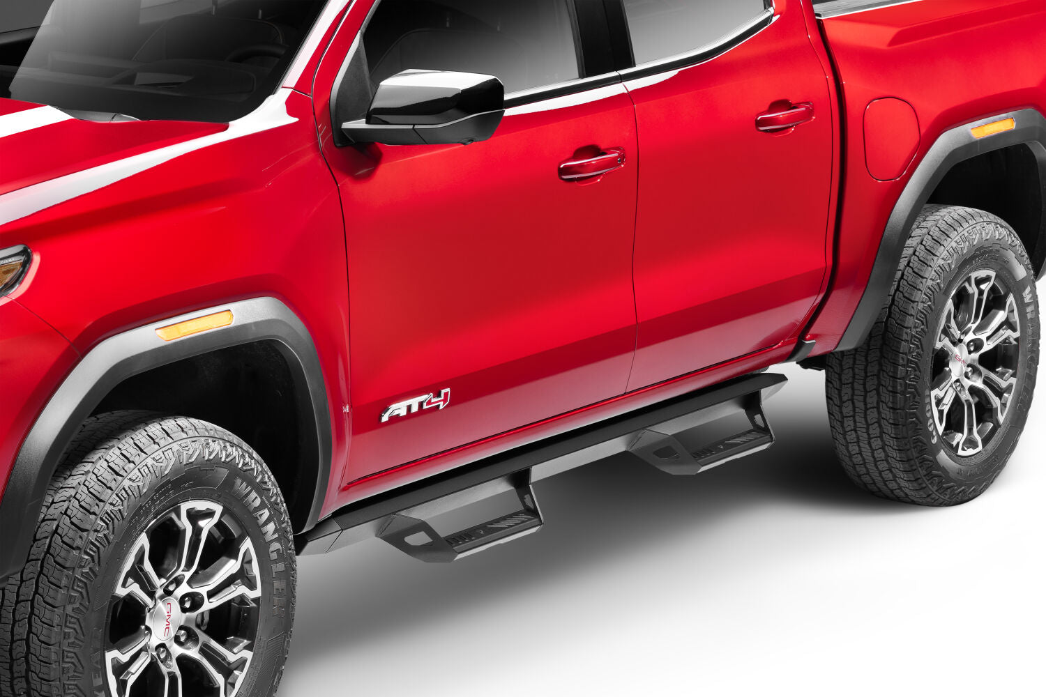 Predator Pro Cab Length (2 Steps per Side) 2015-2025 Chevy Colorado/GMC Canyon Crew Cab Textured Black NFab-6