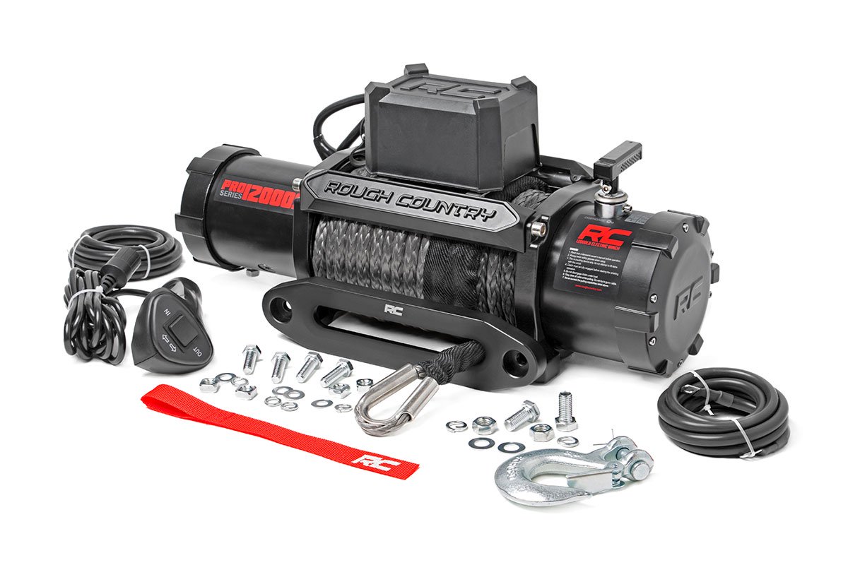 100 LB Electric Winch Pro Series Rough Country-4