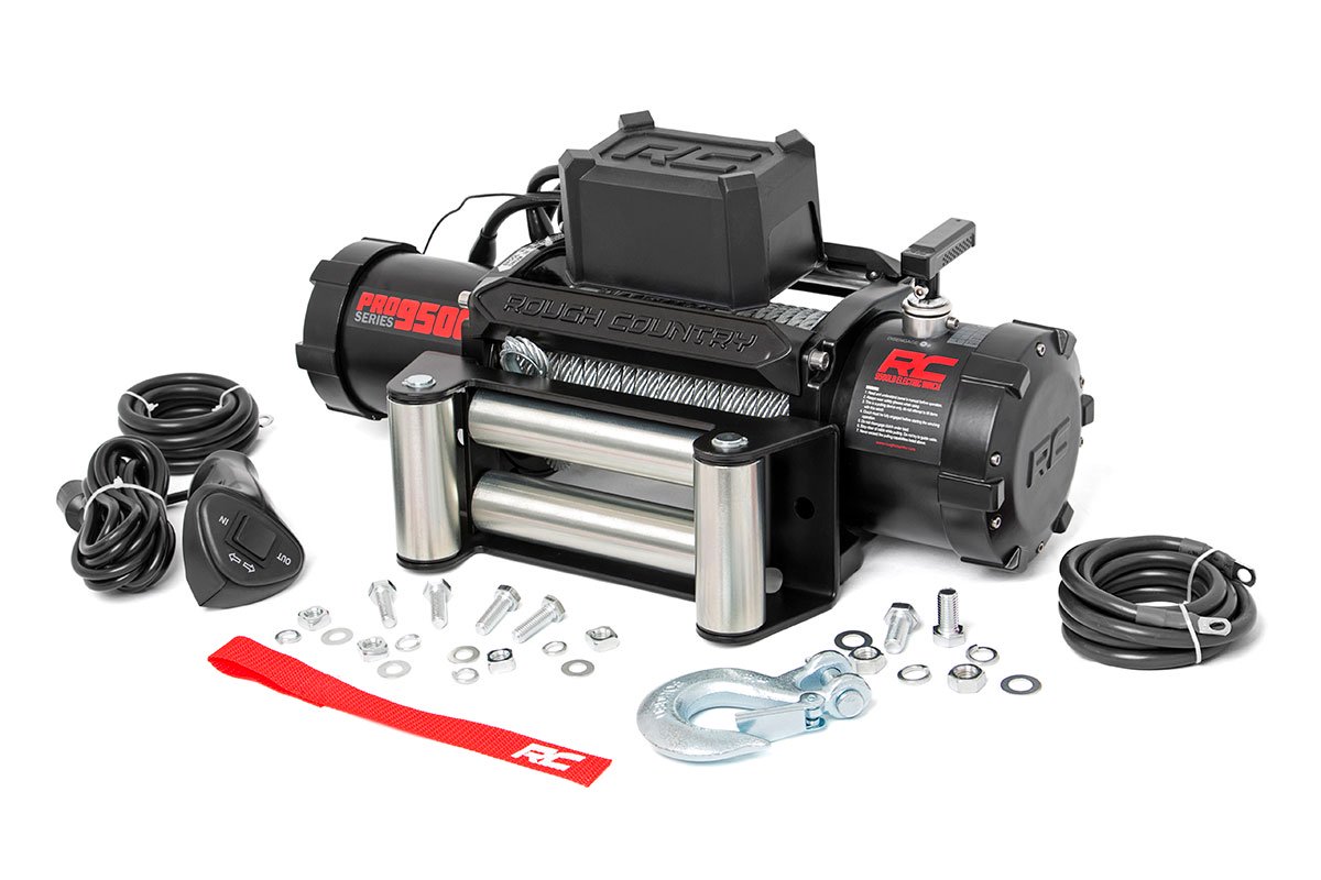 Rough Country 9500 LB Electric Winch Pro Series Rough Country