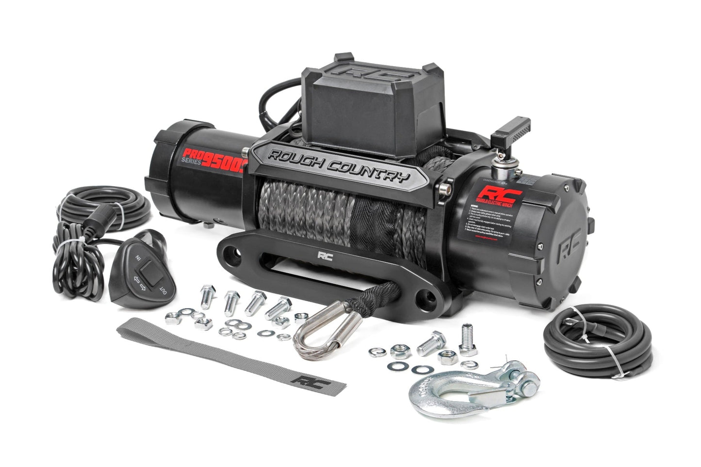 9500-Lb Pro Series Winch Rough Country-6