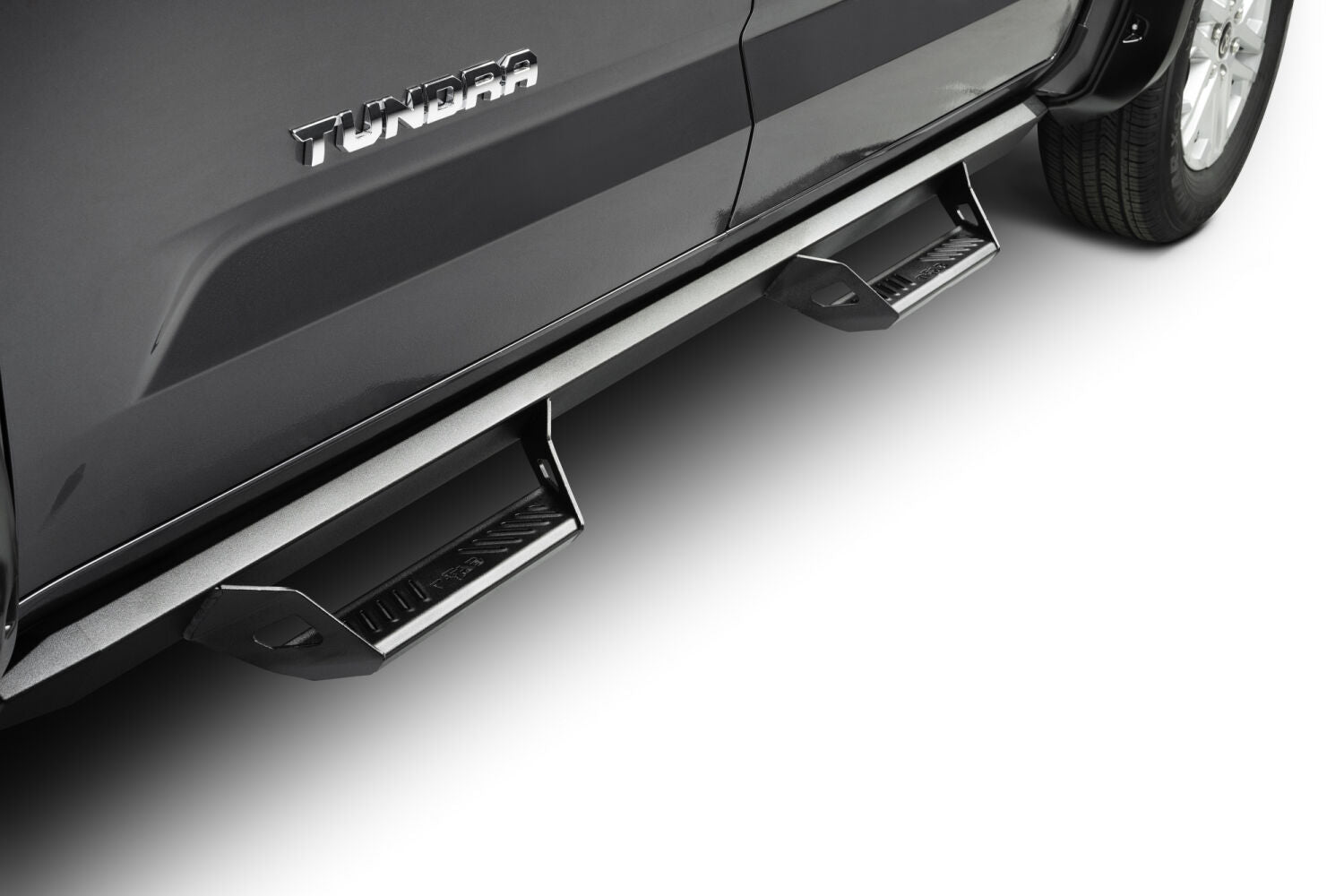 Predator Pro Cab Length (2 Steps per Side) 2022-2025 Toyota Tundra CrewMax Textured Black NFab-2