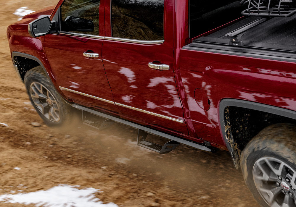 Predator Pro Cab Length (2 Steps per Side) 2024-2026 Toyota Tacoma Double Cab Textured Black N Fab NFab-1