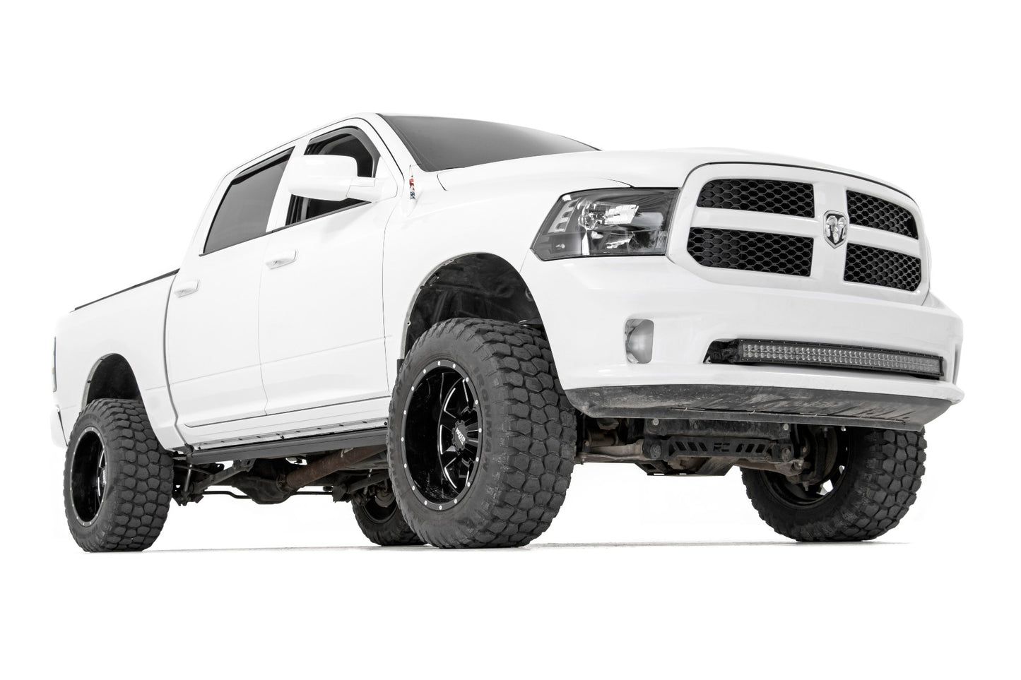 Rough Country Dodge Retract Electric Running Board Steps (15-17 Ram 1500 Crew Cab) Rough Country