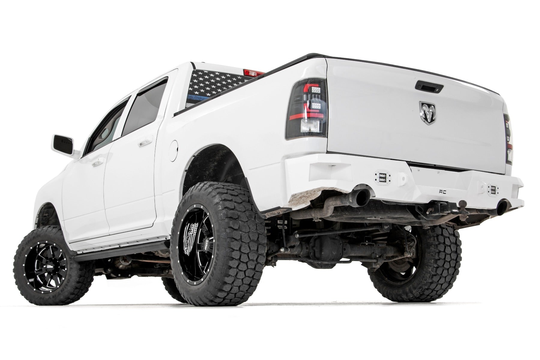 Rough Country Dodge Retract Electric Running Board Steps (15-17 Ram 1500 Crew Cab) Rough Country