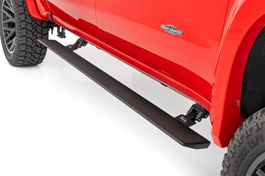 Power Running Boards Dual Electric Motor Crew Cab Silverado/Sierra 1500/2500HD/3500HD (07-14) Rough Country