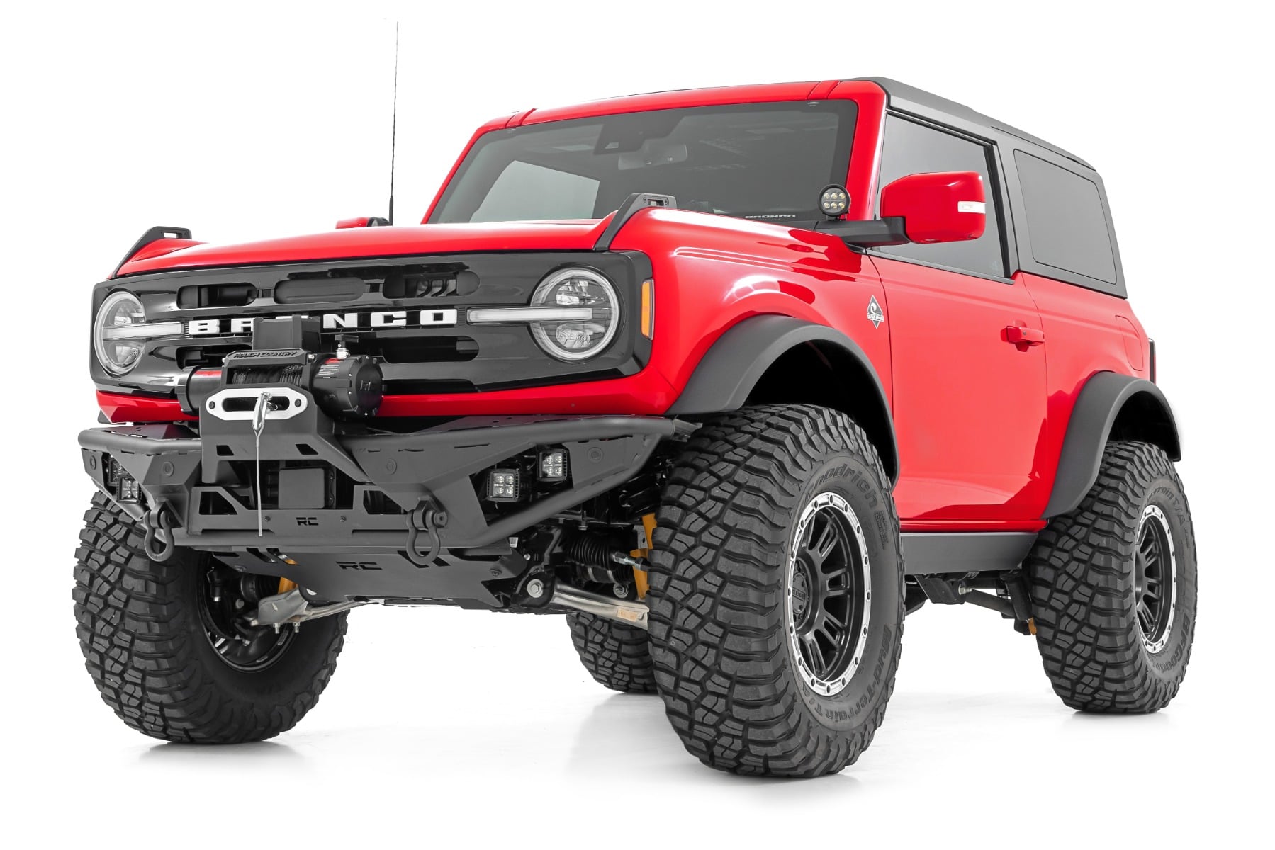 Power Running Boards Dual Electric Motor 2 Door Ford Bronco (2 Door) (21-25) Rough Country-2