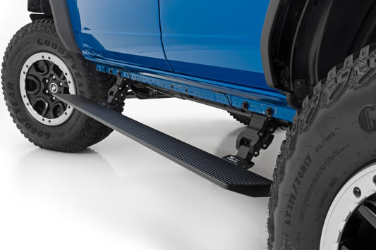 Power Running Boards Dual Electric Motor 4 Door Ford Bronco 4WD (21-25) Rough Country