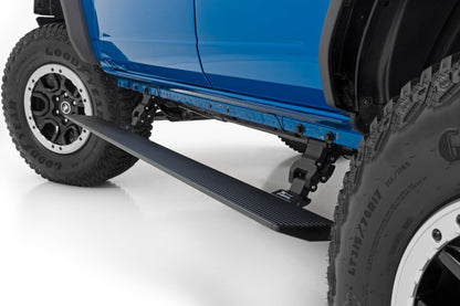 Power Running Boards Dual Electric Motor 4 Door Ford Bronco 4WD (21-25) Rough Country