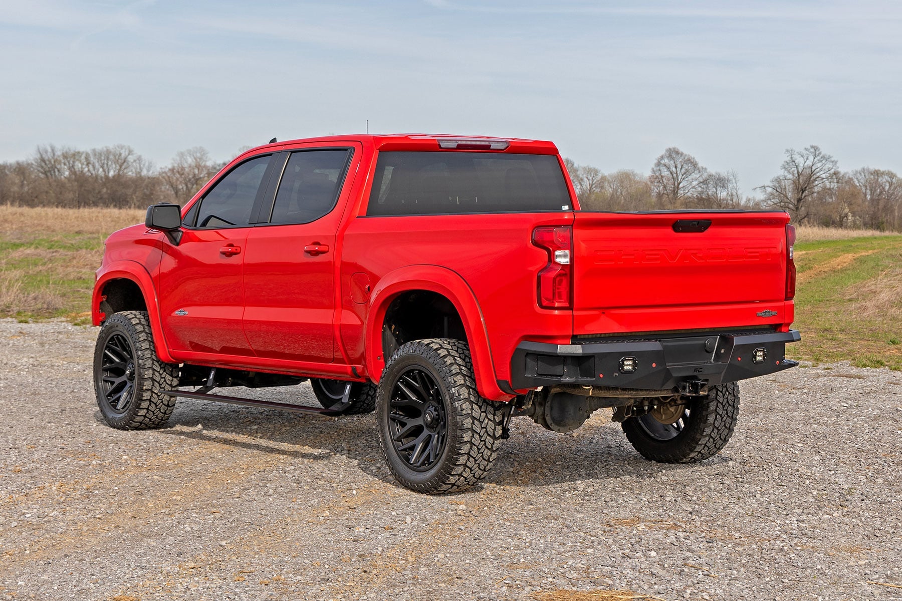 Power Running Boards Dual Electric Motor Crew Cab Silverado/Sierra 1500/2500HD/3500HD (19-26) Rough Country-5