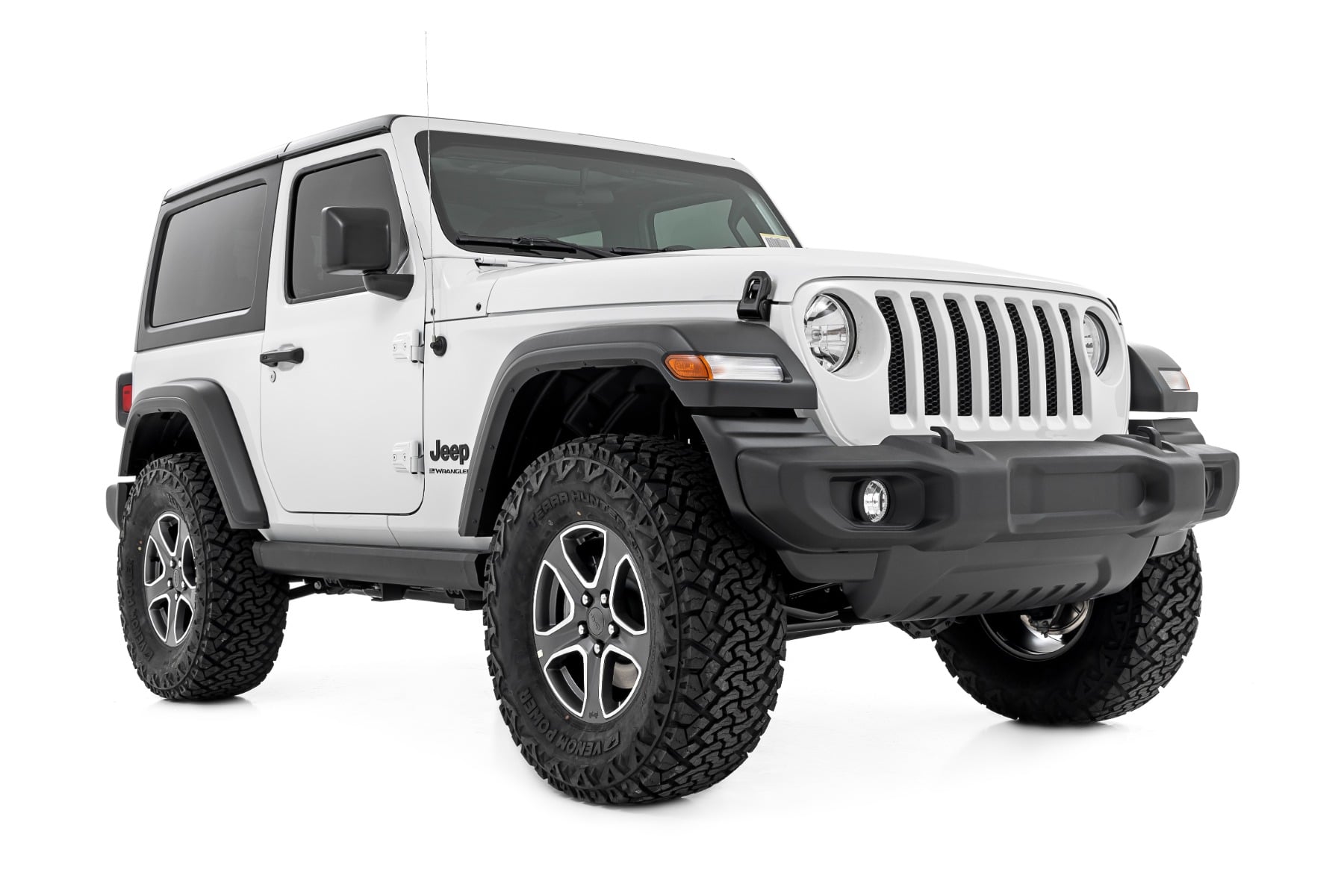 Power Running Boards Dual Electric Motor 2 Door Jeep Wrangler JL (18-26) Rough Country-3
