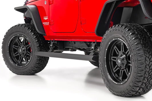 Power Running Boards Dual Electric Motor 4 Door Jeep Wrangler Unlimited (07-18) Rough Country