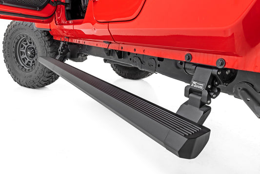 Power Running Boards Dual Electric Motor Jeep Gladiator JT 4WD (20-25) Rough Country