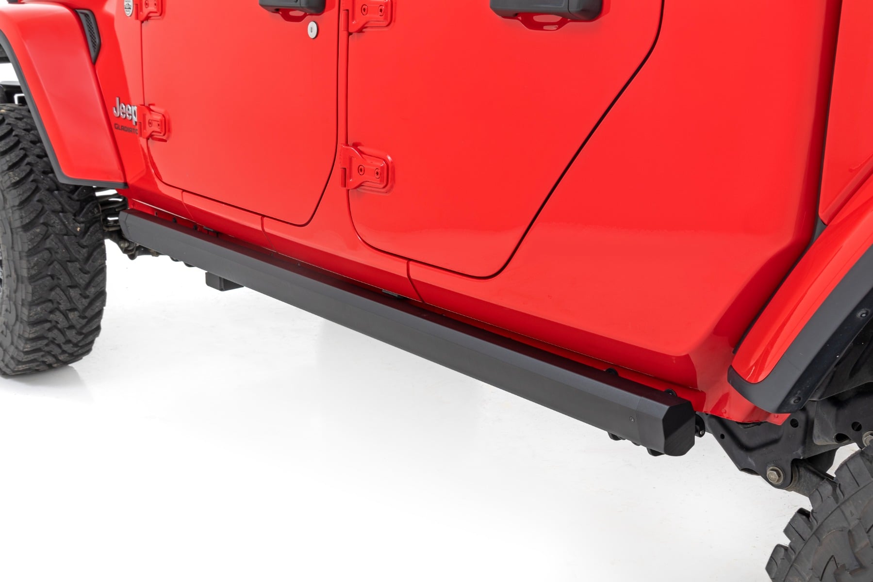 Power Running Boards Dual Electric Motor Jeep Gladiator JT 4WD (20-25) Rough Country-3