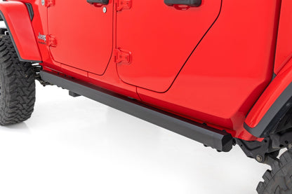 Power Running Boards Dual Electric Motor Jeep Gladiator JT 4WD (20-25) Rough Country-3