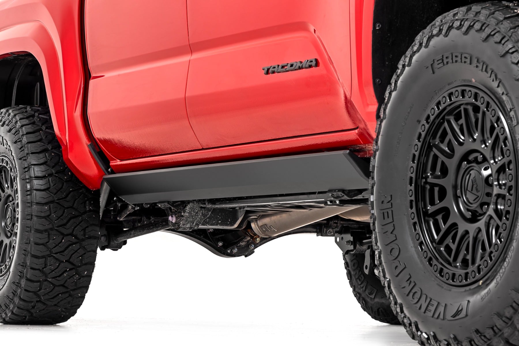 Power Running Boards Dual Electric Motor Double Cab Toyota Tacoma (24-26) Rough Country-2