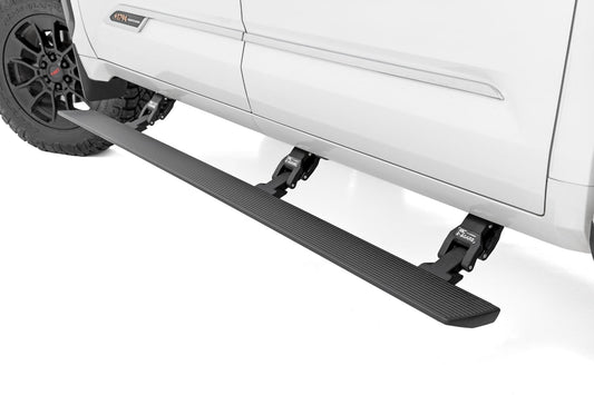 Power Running Boards Dual Electric Motor CrewMax Toyota Tundra (22-26) Rough Country