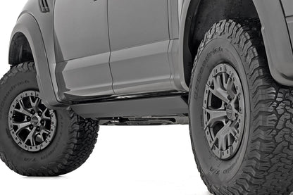 Power Running Boards Dual Electric Motor Crew Cab Ford F-150/Lightning/F-250/F-350/Raptor (15-26) Rough Country-3