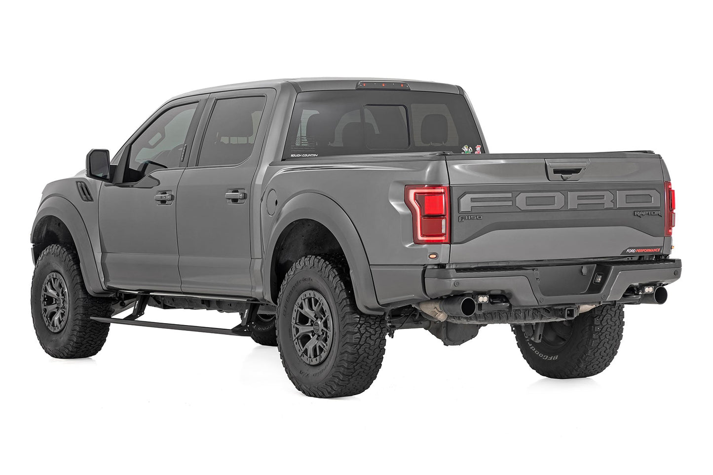 Power Running Boards Dual Electric Motor Crew Cab Ford F-150/Lightning/F-250/F-350/Raptor (15-26) Rough Country-4