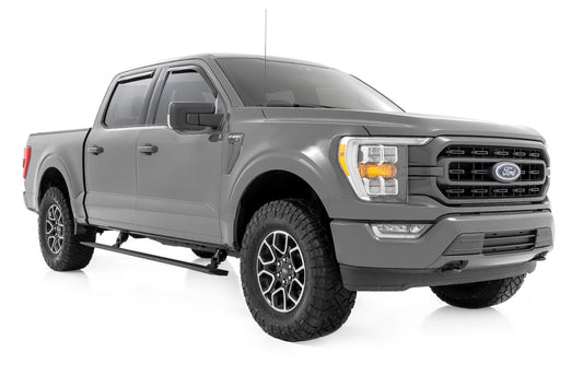 Power Running Boards Dual Electric Motor Ford F-150/Lightning/F-250/F-350/Raptor (15-26) Rough Country-1