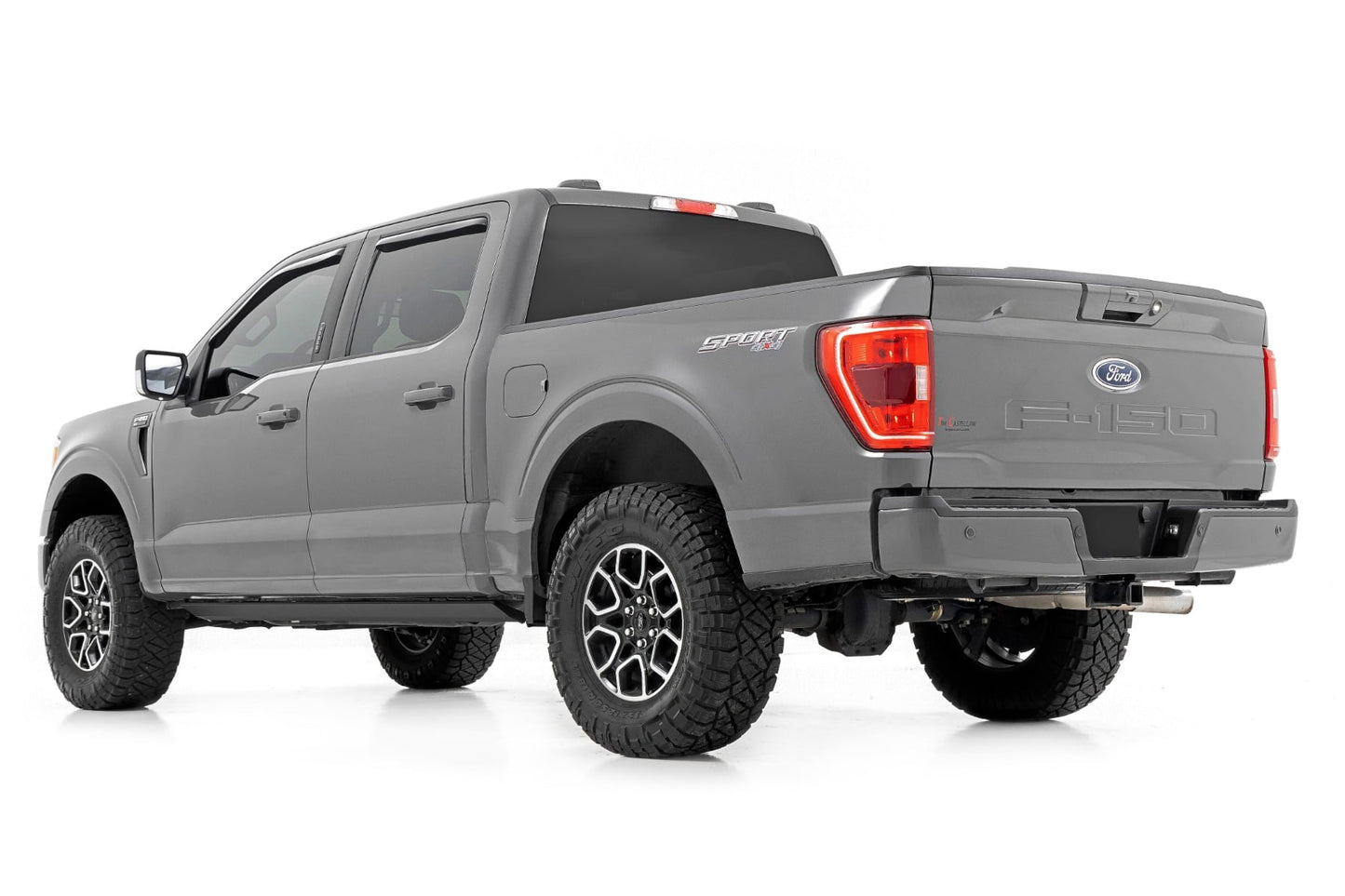 Power Running Boards Dual Electric Motor Ford F-150/Lightning/F-250/F-350/Raptor (15-26) Rough Country-2