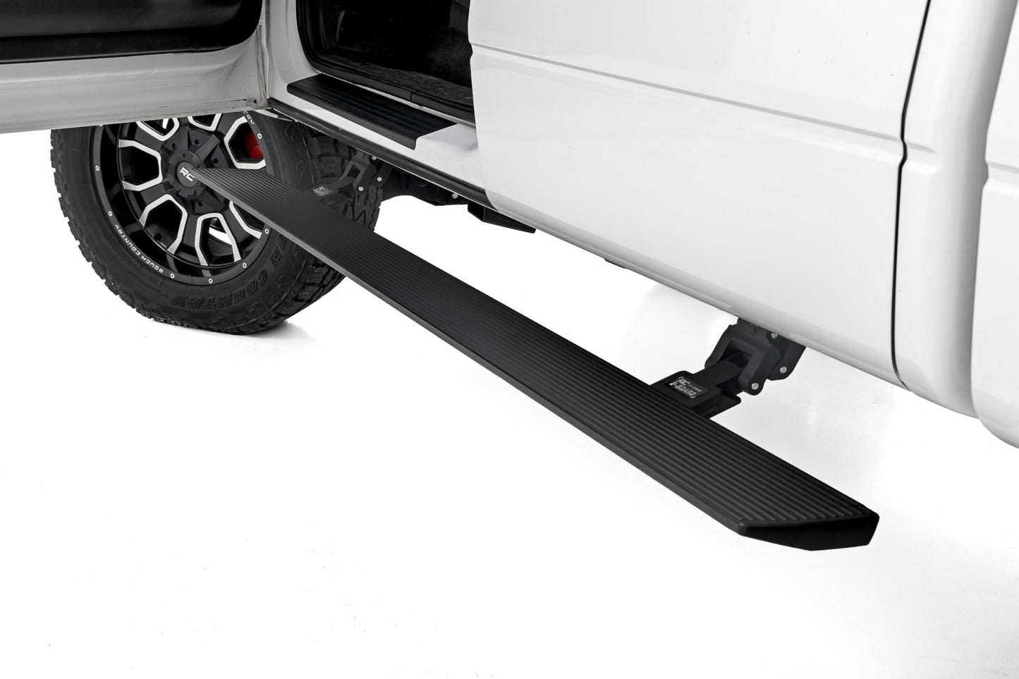 Power Running Boards Dual Electric Motor Crew Cab Ford F-150 (09-14) Rough Country-1