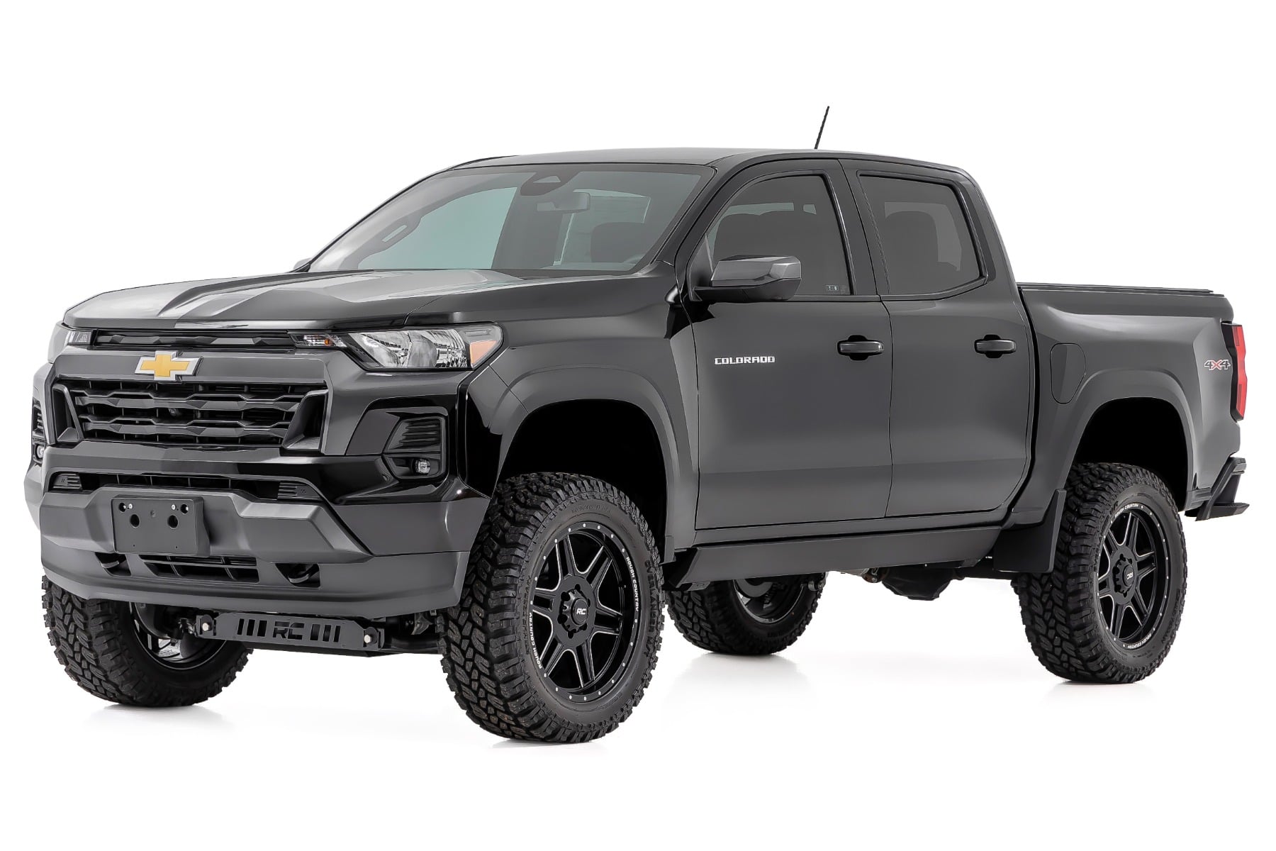 Power Running Boards Dual Electric Motor Crew Cab Chevy/GMC Canyon/Colorado (15-26) Rough Country-1