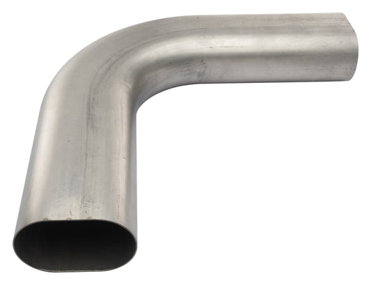 3 Inch Oval 90 Degree Horizontal Bend 304 Stainless Steel Low-Profile Ground Clearance Pypes Performance Exhaust