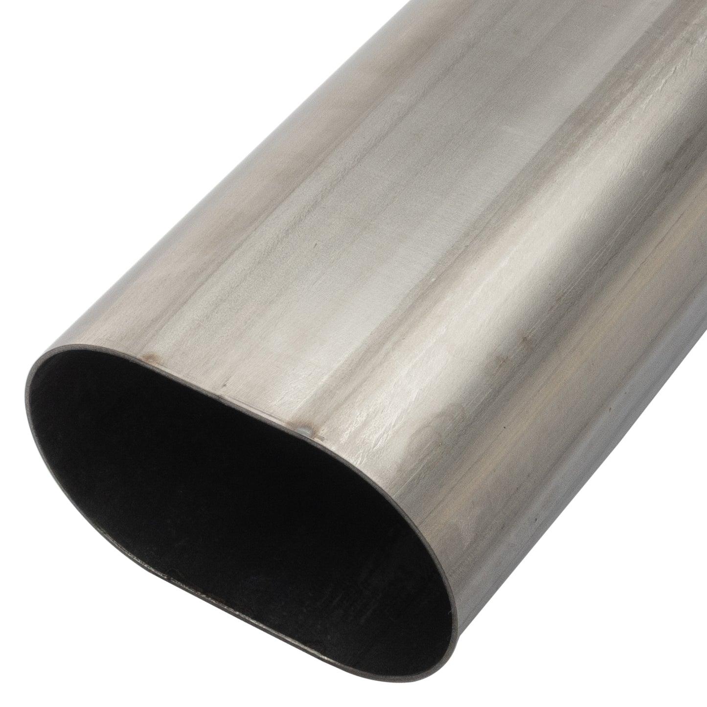 3 Inch Oval 4-Foot Straight Tube 304 Stainless Steel Low-Profile Ground Clearance Pypes Performance Exhaust-2