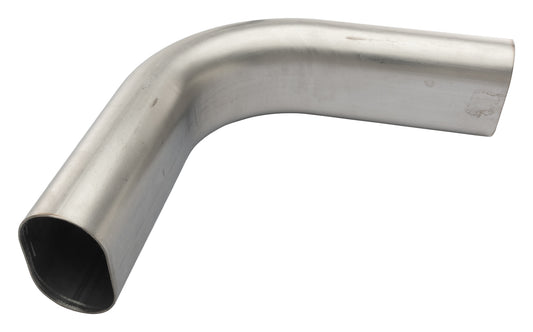 3 Inch Oval 90 Degree Vertical Bend 304 Stainless Steel Low-Profile Ground Clearance Pypes Performance Exhaust