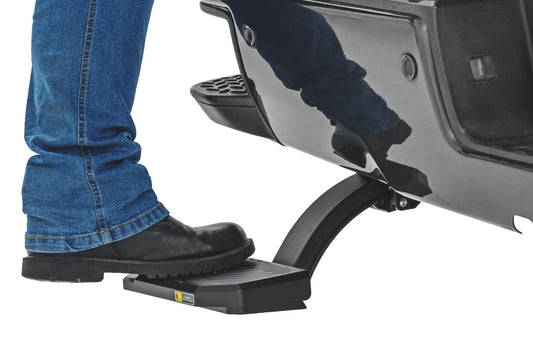 Retractable Bed Step Manual Pull Silverado/Sierra 2500HD/3500HD (15-19) Rough Country