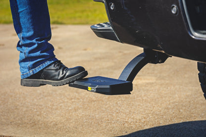 Retractable Bed Step Manual Pull Silverado/Sierra 2500HD/3500HD (15-19) Rough Country-4