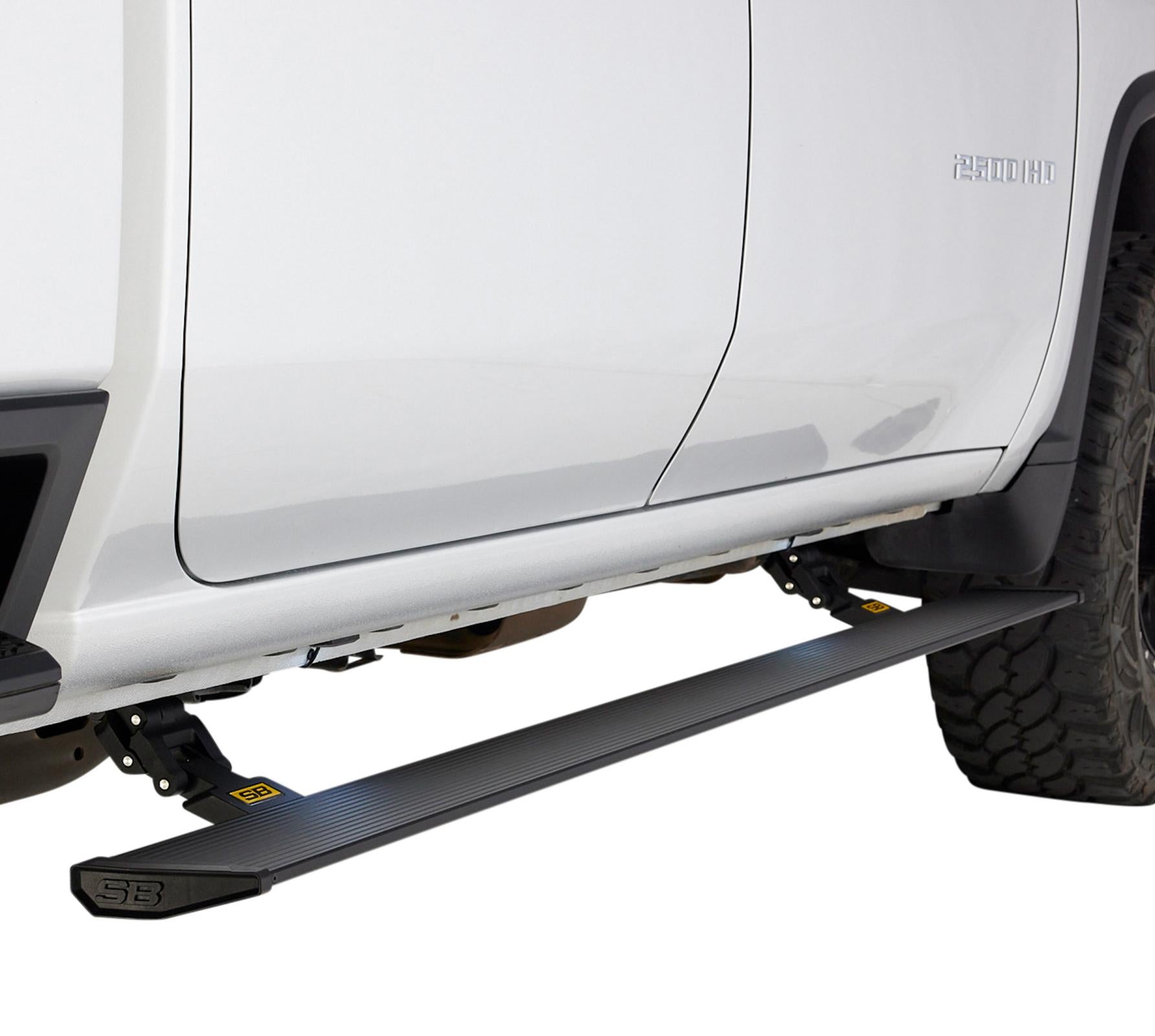 Command Series Dual Motor Auto Steps 2019-2023 Chevrolet Silverado 1500; 2019-2023 Chevrolet Silverado 2500 HD; 2019-2023 Chevrolet Silverado 3500 HD; 2019-2023 GMC Sierra 1500; 2019-2023 GMC Sierra 2500 HD; 2019-2023 GMC Sierra 3500 HD Smittybilt-5