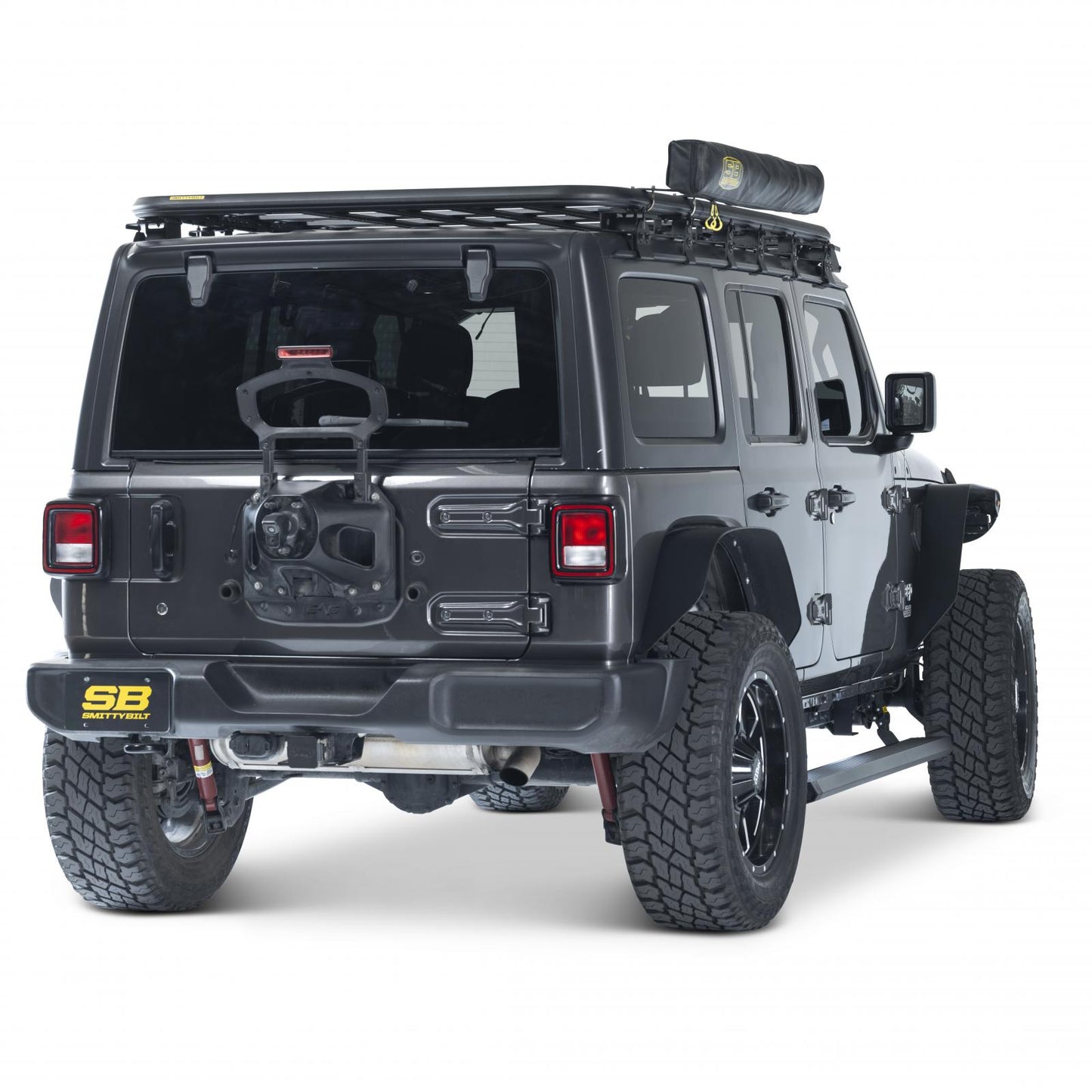 Command Series Dual Motor Auto Steps 2018-2023 Jeep Wrangler 4 Doors Smittybilt-1