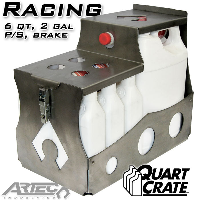 Artec Industries Racing Quart Crate 6 Qts Brake P/S 2 Gallons Artec Industries
