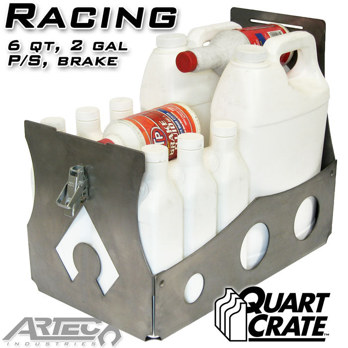 Racing Quart Crate 6 Qts Brake P/S 2 Gallons Artec Industries-2