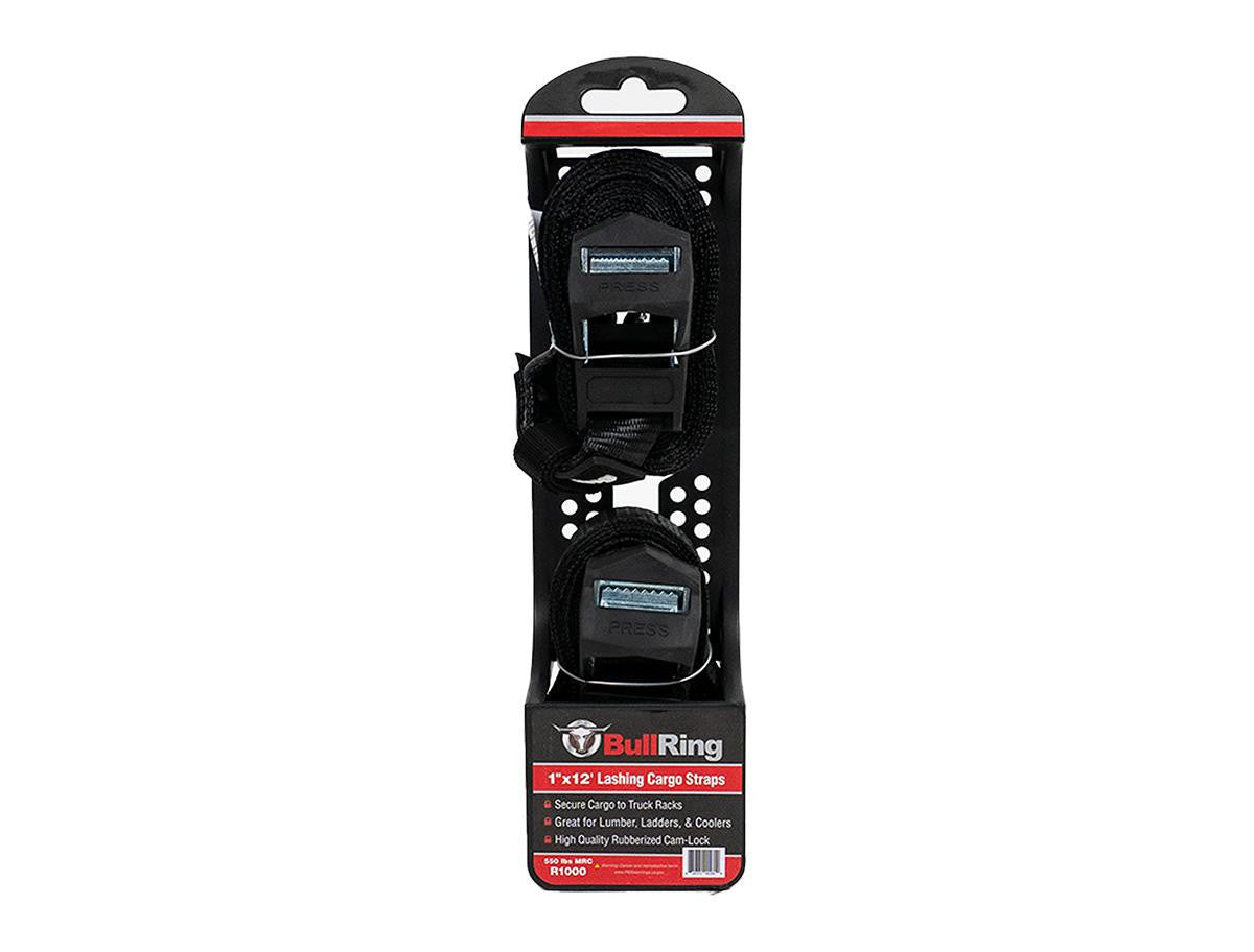 1 Inch x 12 Foot Lashing Cargo Strap (2 Pack) PRP Seats-5