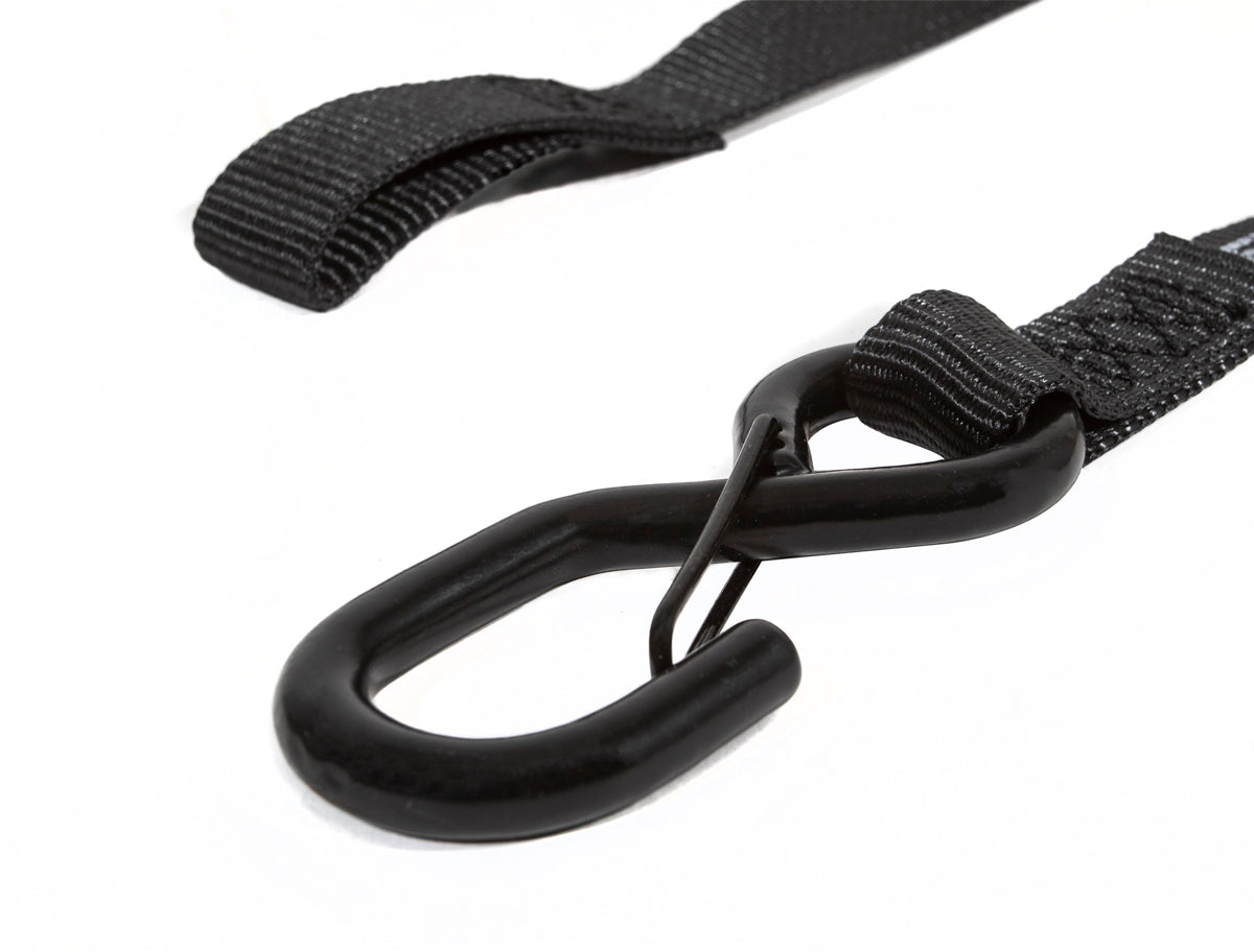 1 Inch x 8' Cam-Lock Tie Down with Soft-Tie 2 Pack Bullring SpeedStrap-2