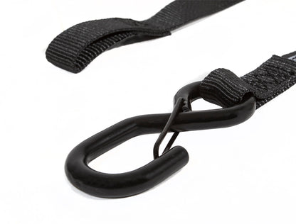 1 Inch x 8' Cam-Lock Tie Down with Soft-Tie 2 Pack Bullring SpeedStrap-2