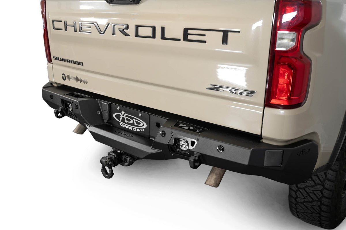 2022-2025 Chevrolet Silverado 1500 Stealth Fighter Rear Bumper Addictive Desert Designs-6