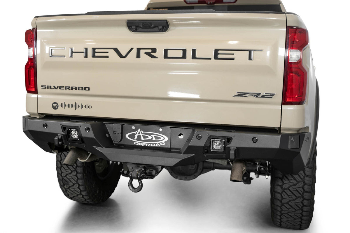 2022-2025 Chevrolet Silverado 1500 Stealth Fighter Rear Bumper Addictive Desert Designs-9