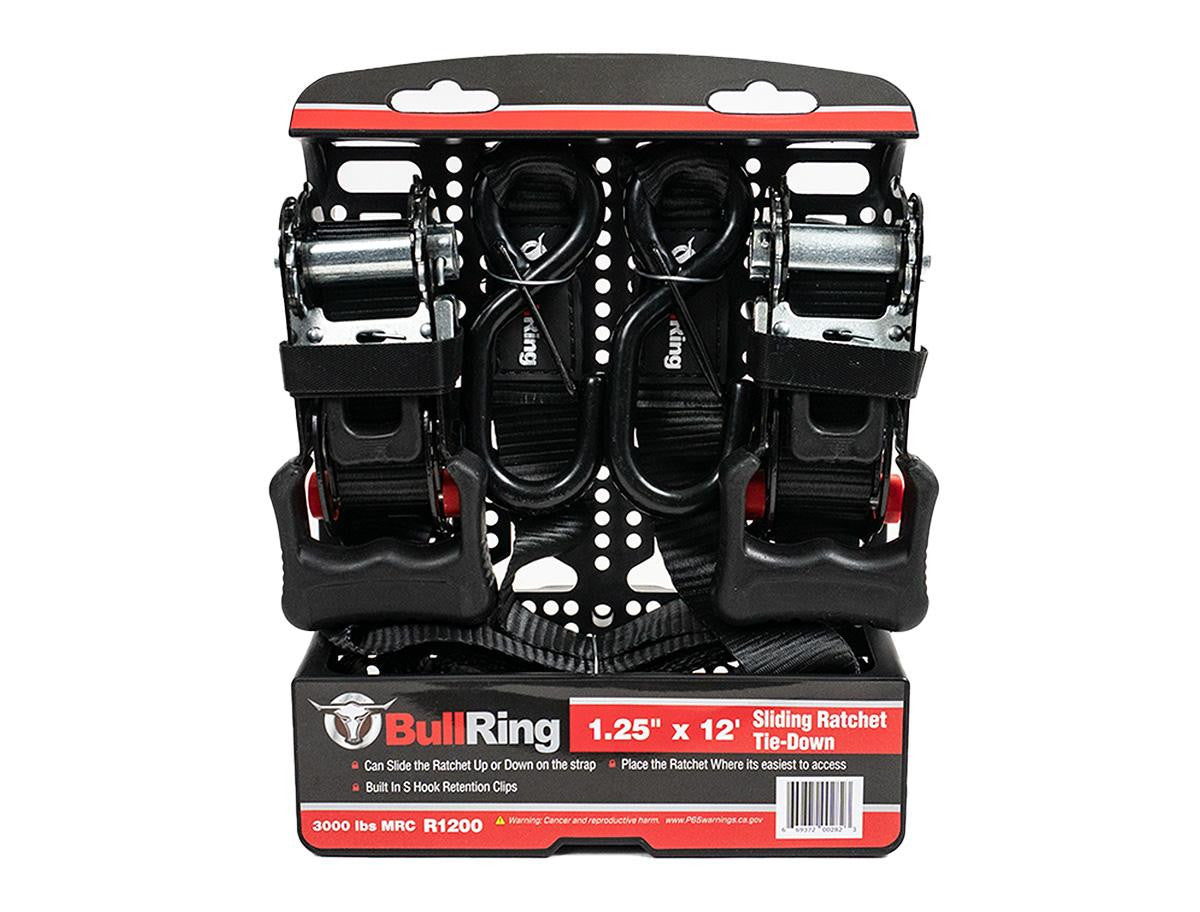 1.25 Inch x 12 Foot Sliding Ratchet Tie Down (2 Pack) PRP Seats-15
