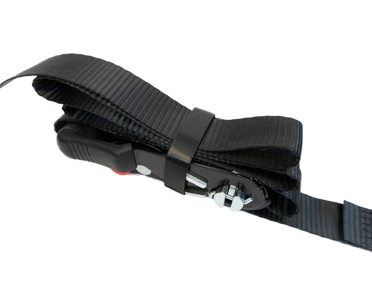 1.25 Inch x 12' Sliding Ratchet Tie Down 2 Pack Bullring SpeedStrap-3