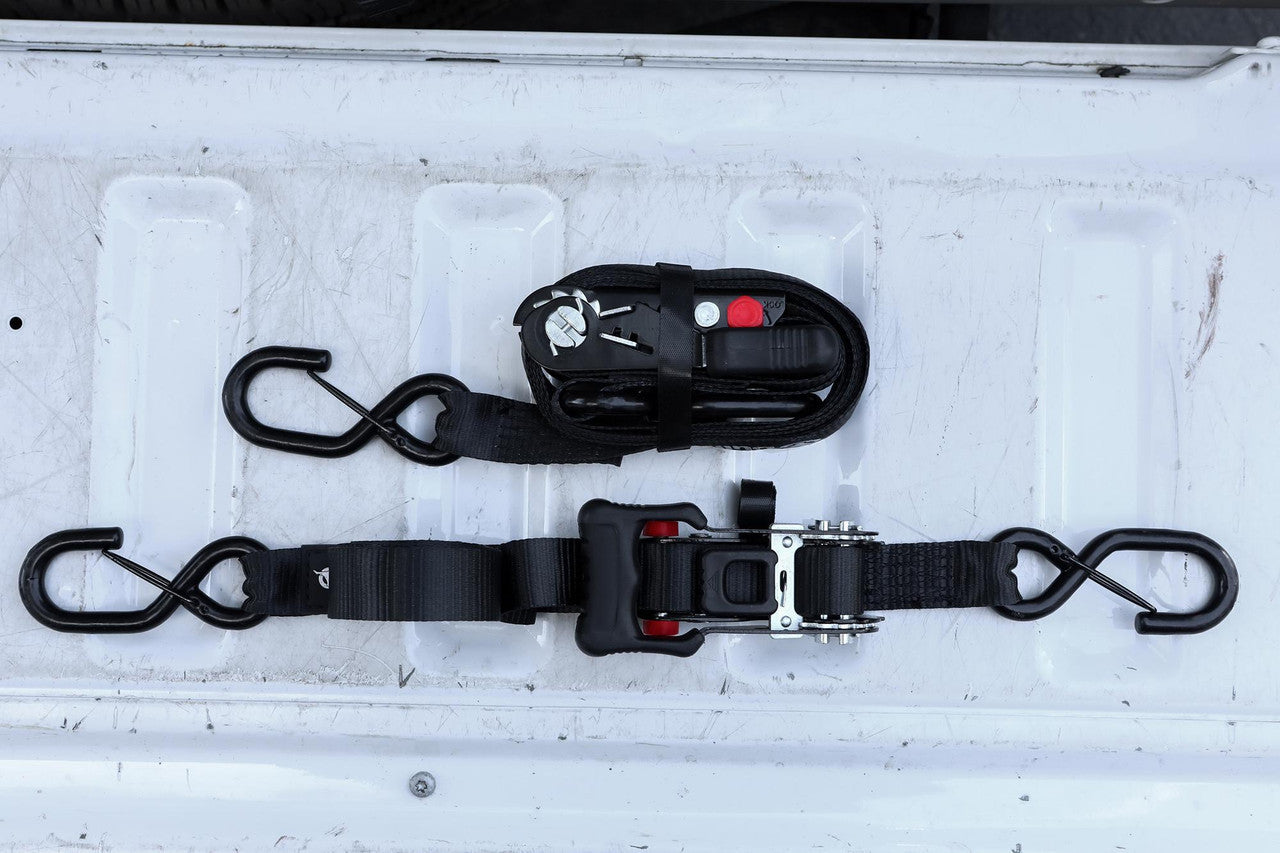 1.25 Inch x 12 Foot Sliding Ratchet Tie Down (2 Pack) PRP Seats-9