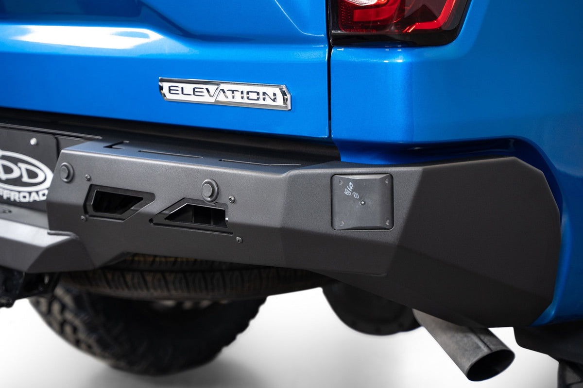 2022-2025 Chevrolet Silverado, GMC Sierra 1500 Black Label Rear Bumper Addictive Desert Designs-11