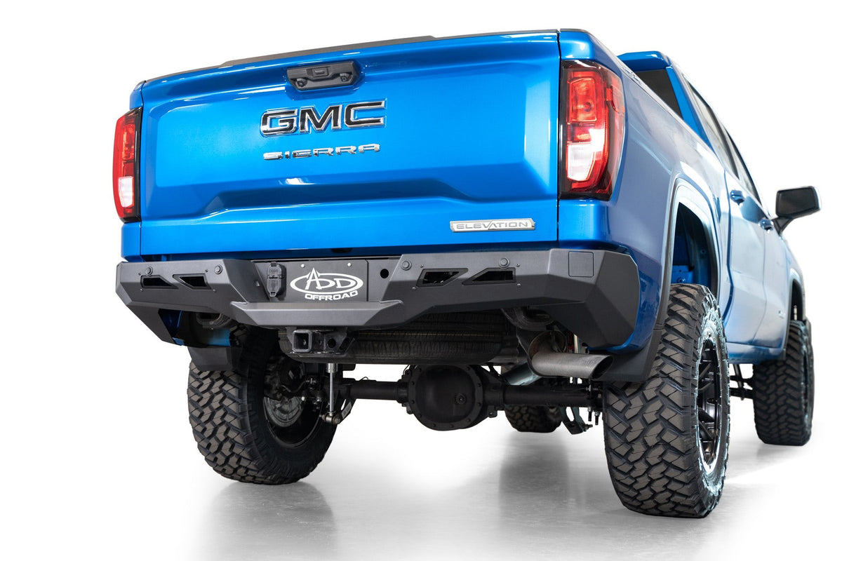 2022-2025 Chevrolet Silverado, GMC Sierra 1500 Black Label Rear Bumper Addictive Desert Designs-3