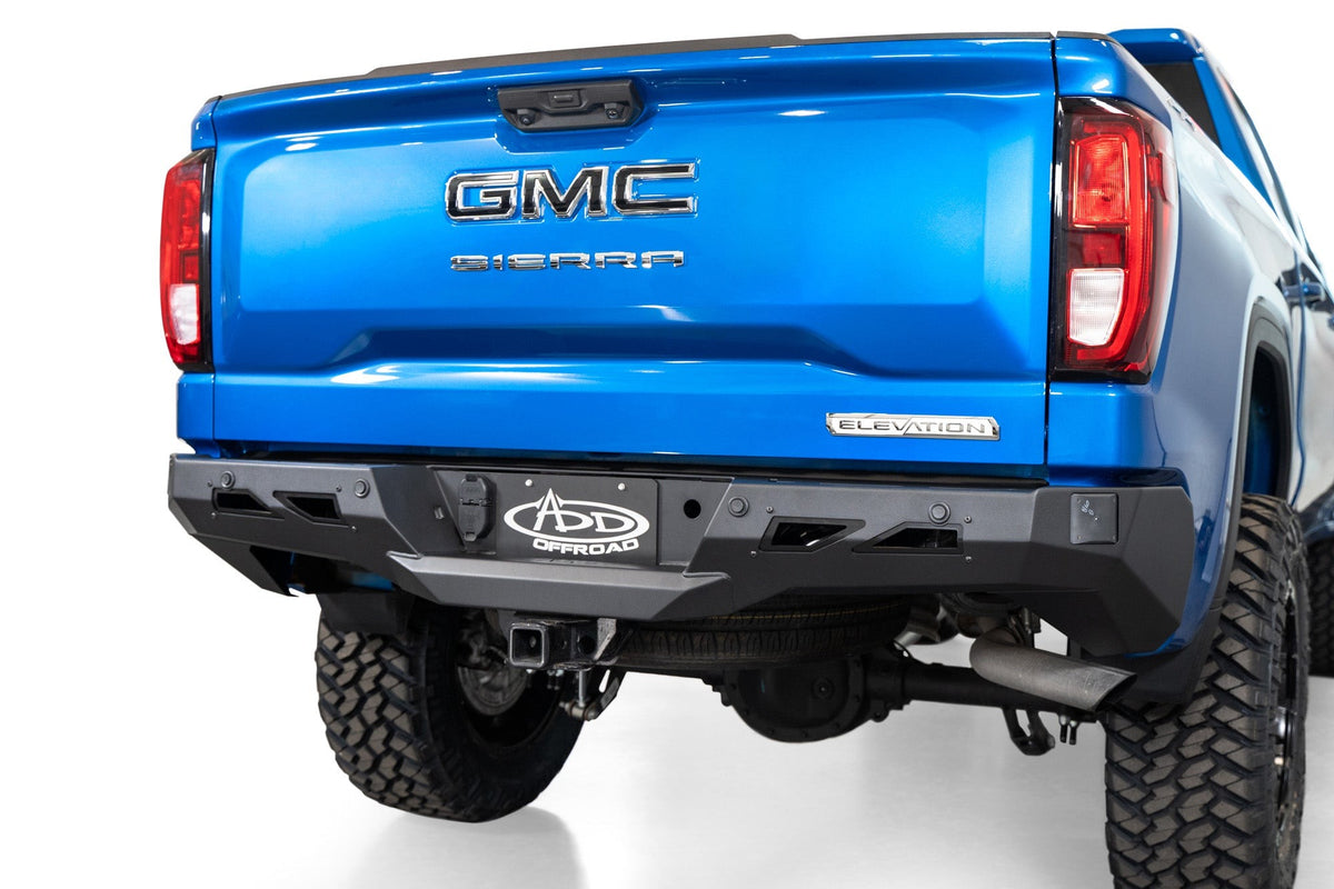 2022-2025 Chevrolet Silverado, GMC Sierra 1500 Black Label Rear Bumper Addictive Desert Designs-6
