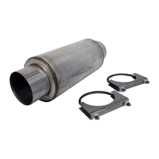 Universal Muffler Exhaust Resonator 4 Inch Inlet/Outlet Armor Lite Series MBRP