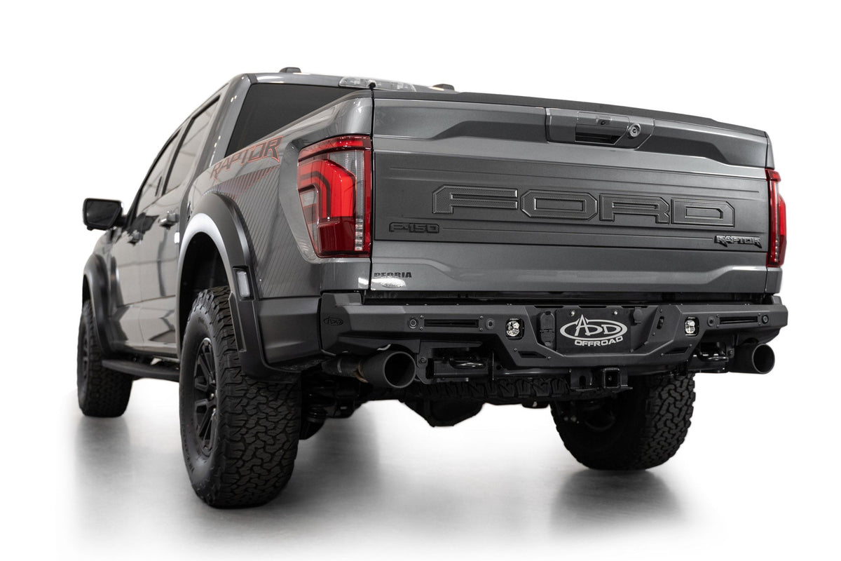 2021-2025 Ford F-150 Raptor Rock Fighter Rear Bumper Addictive Desert Designs-5