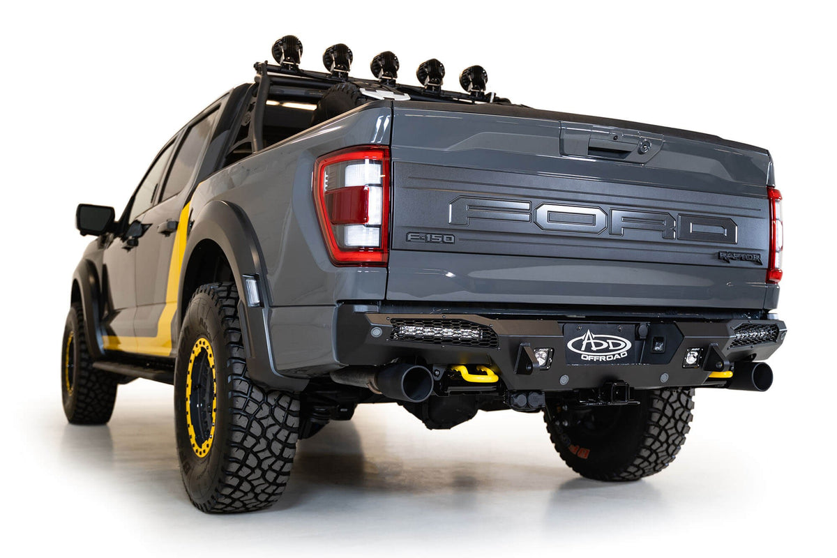 2021-2025 Ford Raptor HoneyBadger Rear Bumper Addictive Desert Designs-5